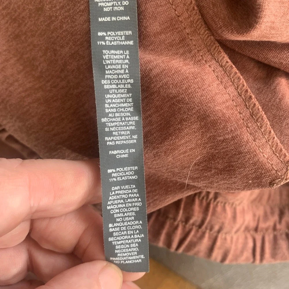 Vuori Ponto Performance pant Joggers Mens XL Terracotta Clay Athleisure V418 - Picture 6 of 9